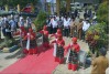 Grup Tari MAN 1 Baubau Sambut Tamu Launching Rumah Zakat Kota Baubau di Labalawa