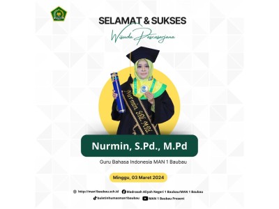 Selamat Ibu Guru Nurmin Marzuki